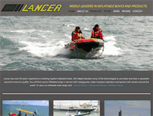 Tablet Screenshot of lancer.co.nz